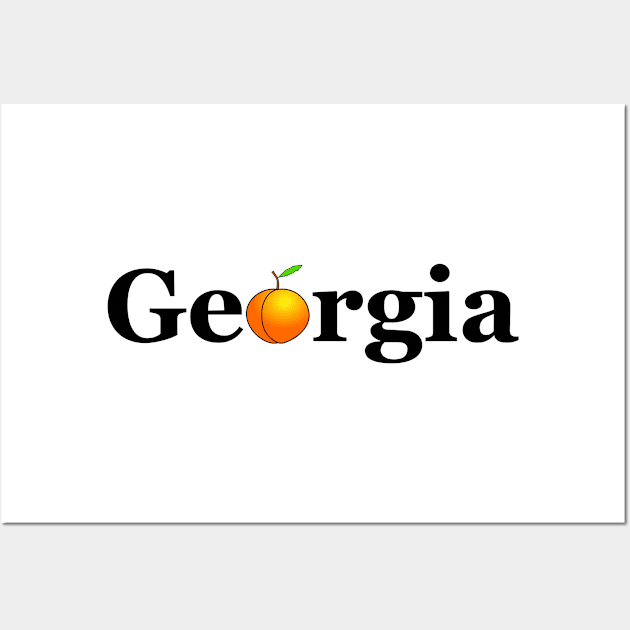 Georgia Peach Wall Art by denip